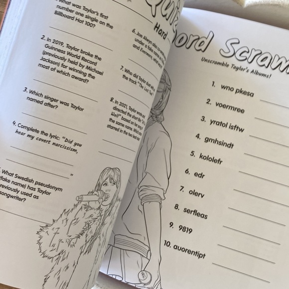 Taylor Swift Book Bundle - Coloring Activity Book -  Fun Facts Book. NEW - Picture 9 of 16